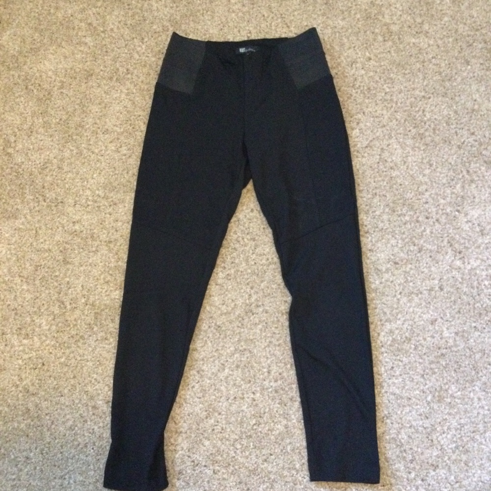 KUT black riding leggings Large